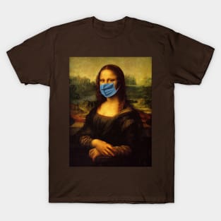 Mona Lisa with a Mask T-Shirt